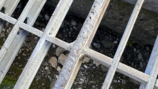 グレーチング溶接　グレーチング修理　現地溶接　現場溶接