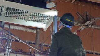 安全対策歩廊　設備改造　歩廊製作